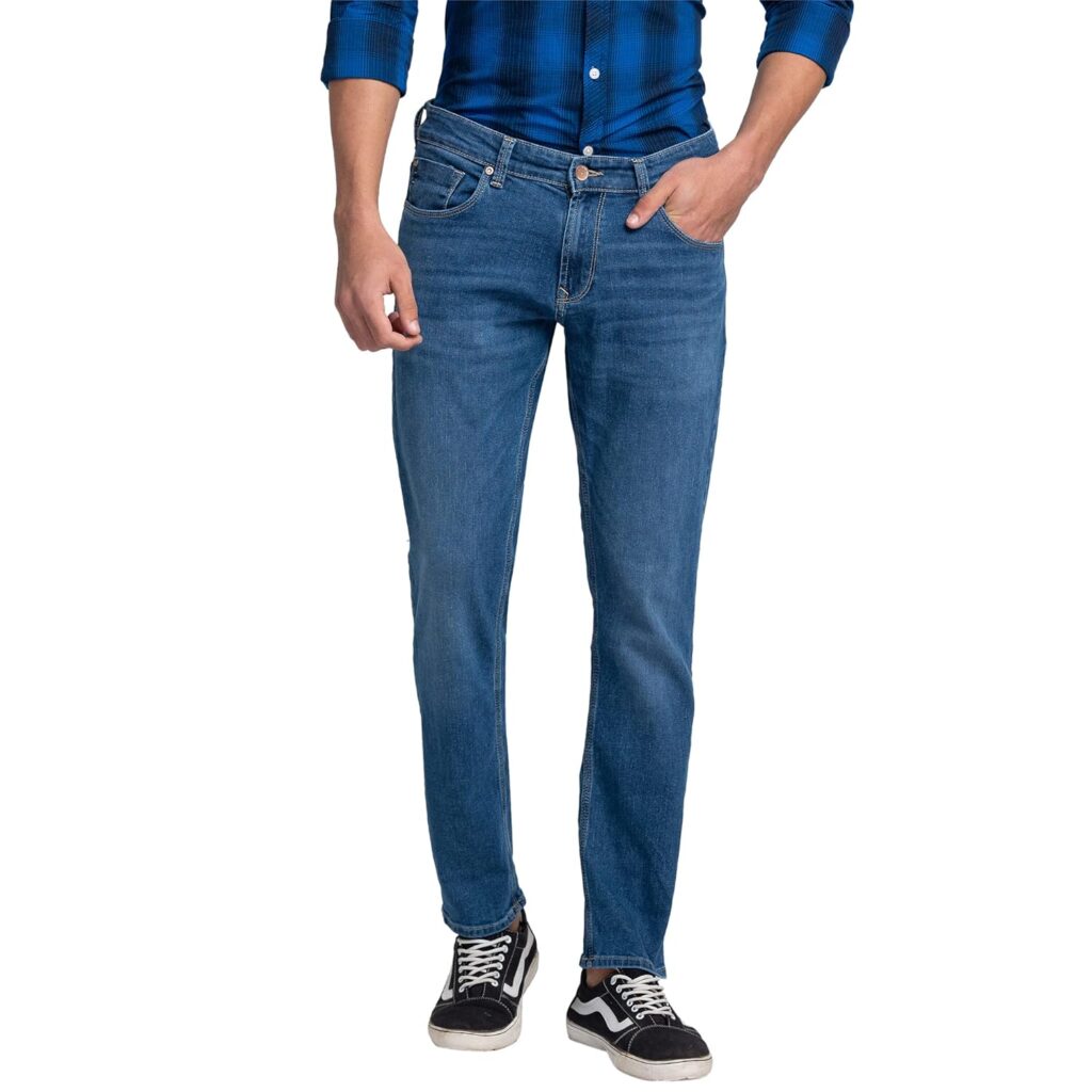 Spykar Men’s Solid Regular Fit Jeans Spykar Men’s Solid Regular Fit Jeans