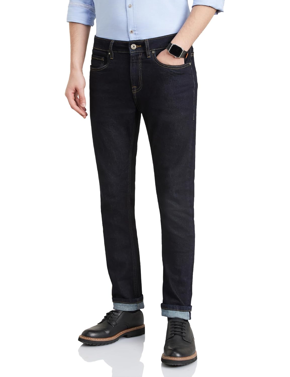 Symbol Premium Men’s Slim Fit Selvedge Jeans (Cotton Stretch | Authentic & Crafted)