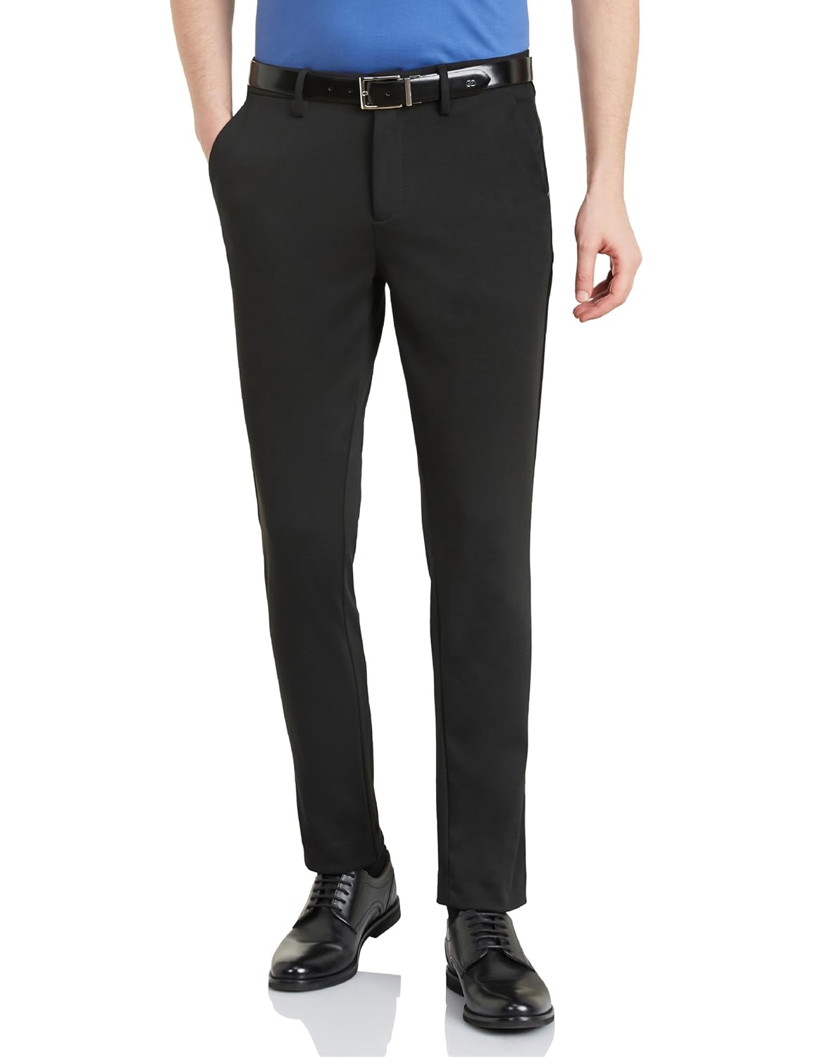 Symbol Premium Men’s Slim Fit Stretch Knit Pants – Smart Casual | Flexi Waist