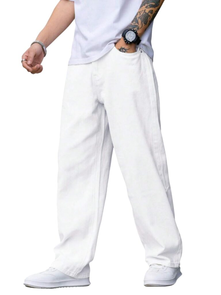 TAGAS Men Relaxed FIT Denim Jeans | Loose Jeans for Men | Mens Baggy Fit Denim Jeans Pant | MDJ-22