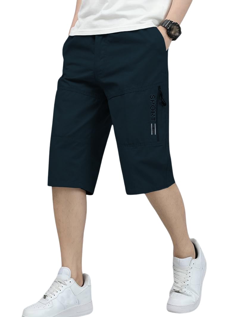 TAGDO Men’s Solid Cotton Shorts (2003)
