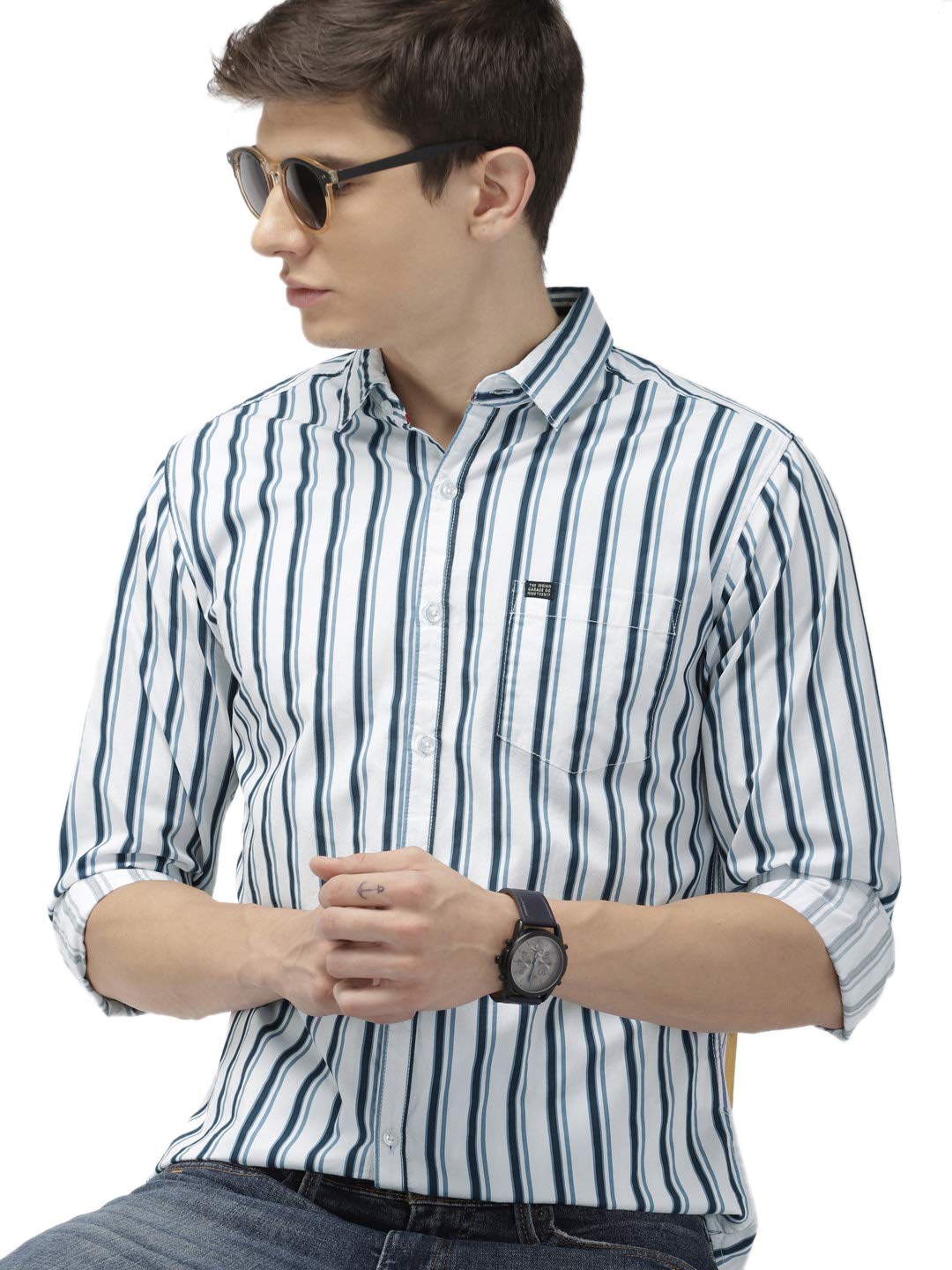 The Indian Garage Co Men’s Cotton Slim Fit Shirt