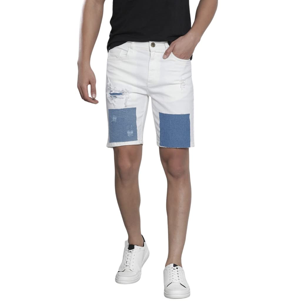 The Indian Garage Co Men’s Straight Fit Denim Shorts