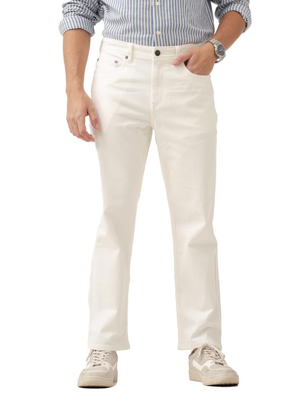 The Pant Project Relaxed Fit Stretchable Jeans for Men | Mens Stylish Denim Cotton Pants
