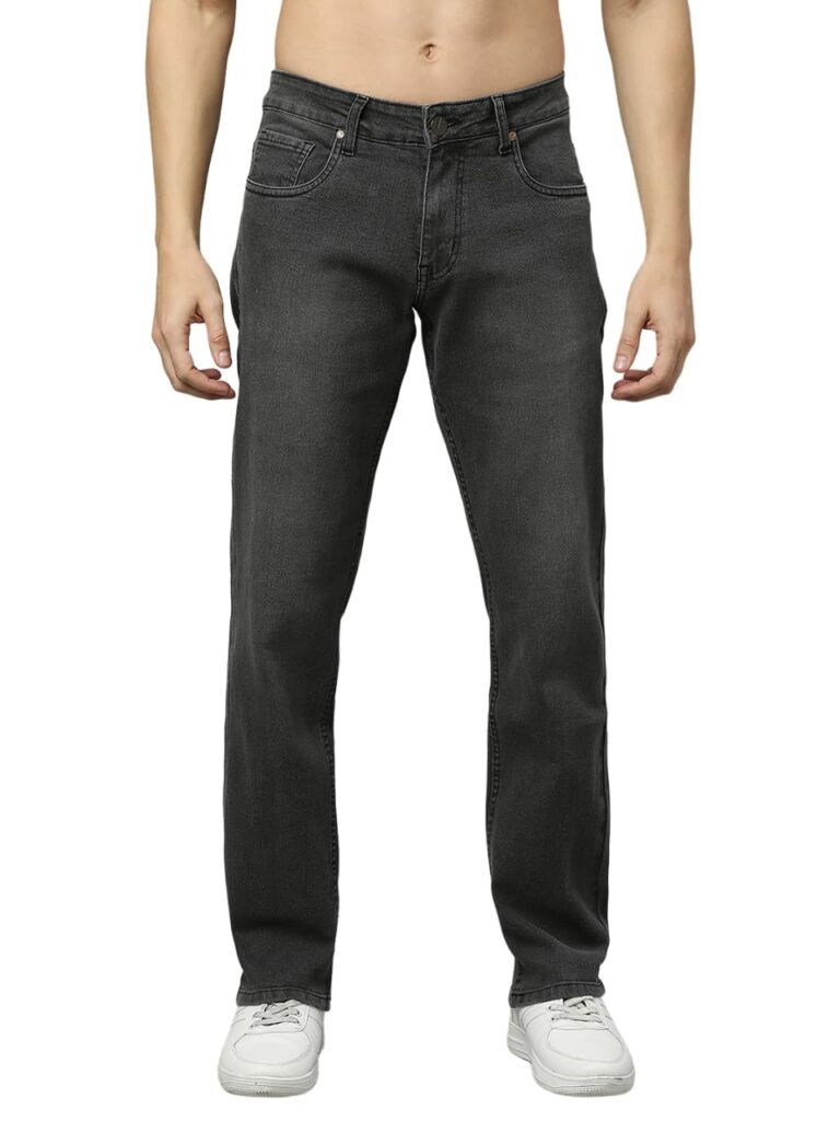Thomas Scott Mens Mid Rise Clean Look Slim Fit Jeans