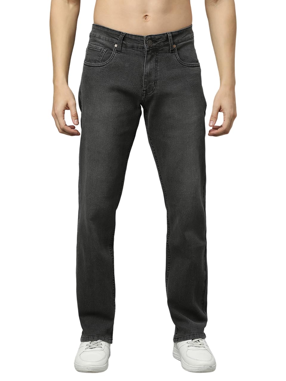 Thomas Scott Mens Mid Rise Clean Look Slim Fit Jeans