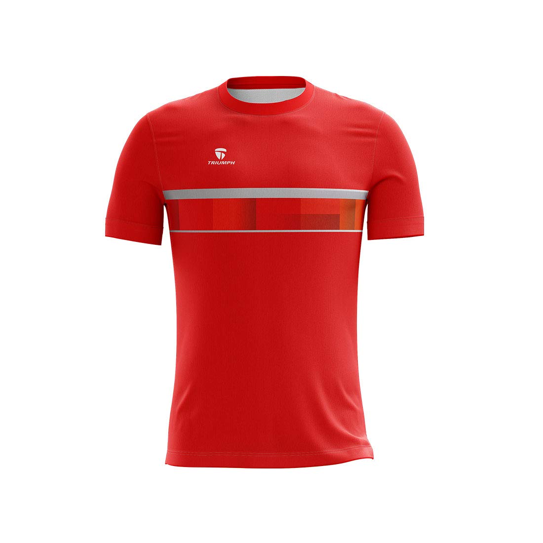Triumph Men’s Running Regular Fit T-Shirt Jersey T-Shirt Fitness Workout t Shirt Joggers Jersey Jogging Tshirt Jersey Men’s Solid Regular Fit Half Sleeve Polyester T-Shirt Sports tees