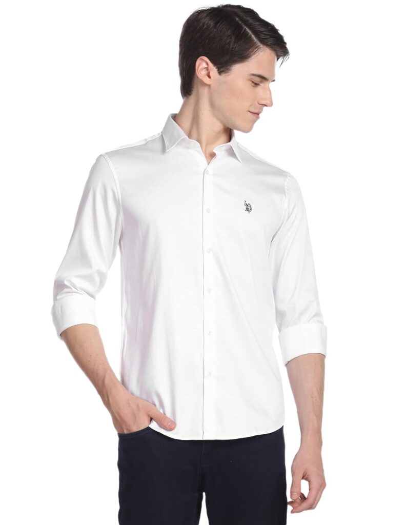 U.S. POLO ASSN. Men’s Cotton Stretch Fit Shirt U.S. POLO ASSN. Men’s Cotton Stretch Fit Shirt