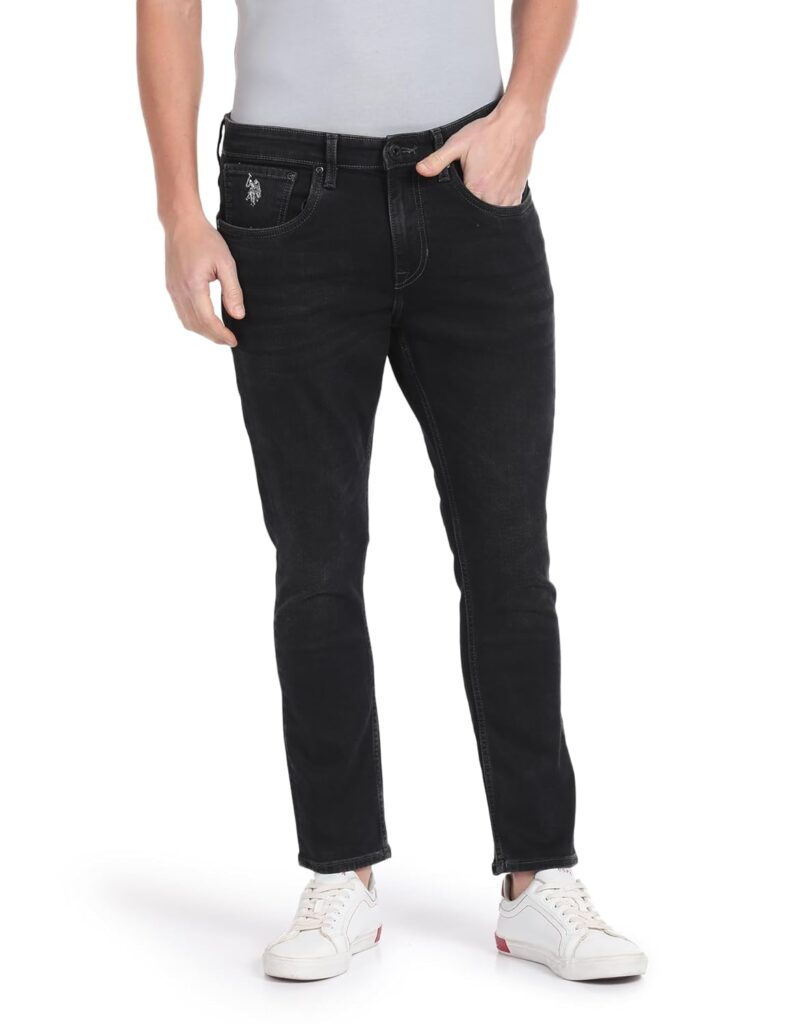 U.S. POLO ASSN. Men’s Regular Fit Mid Rise Jeans