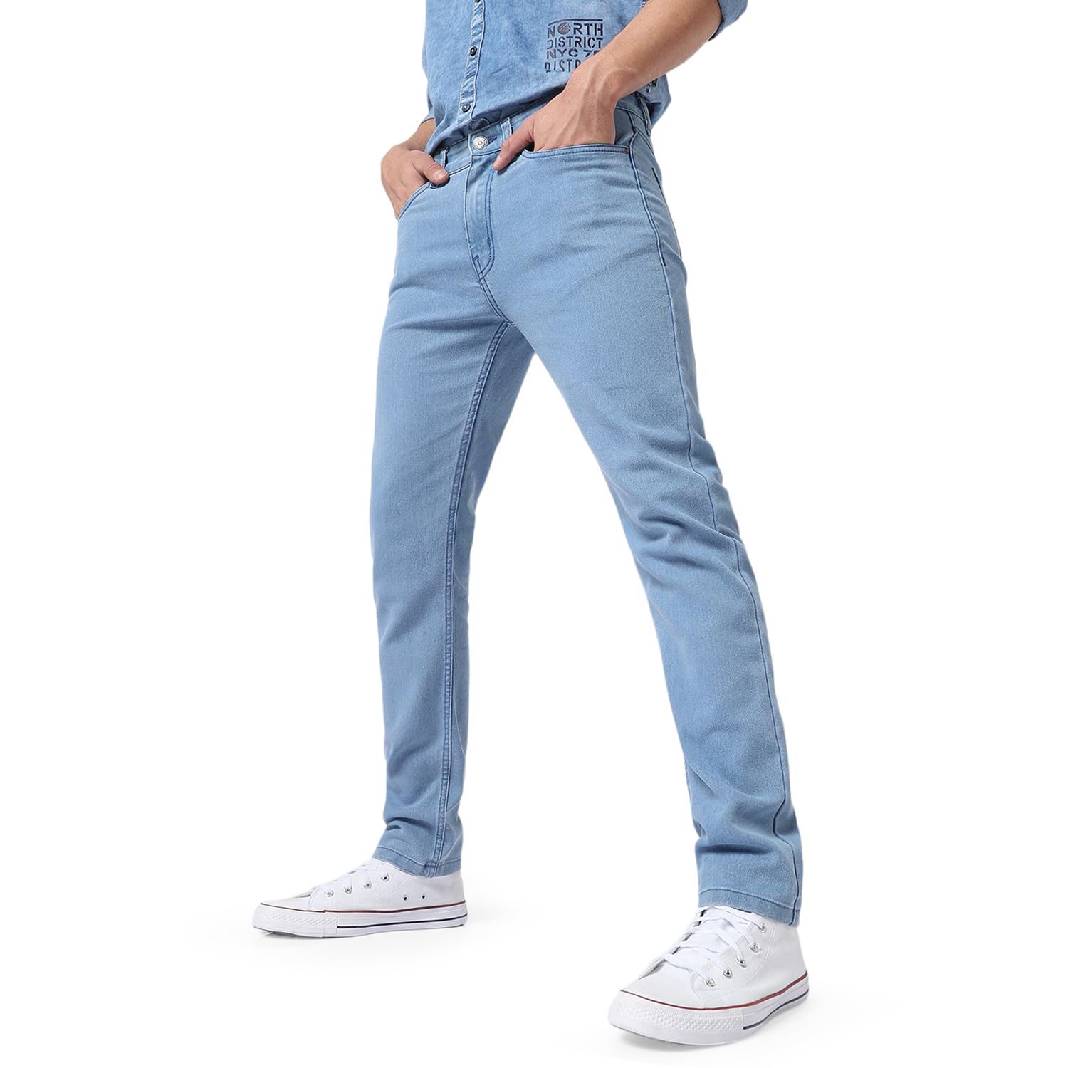 Urbano Fashion Men’s Slim Fit Denim Jeans Stretchable