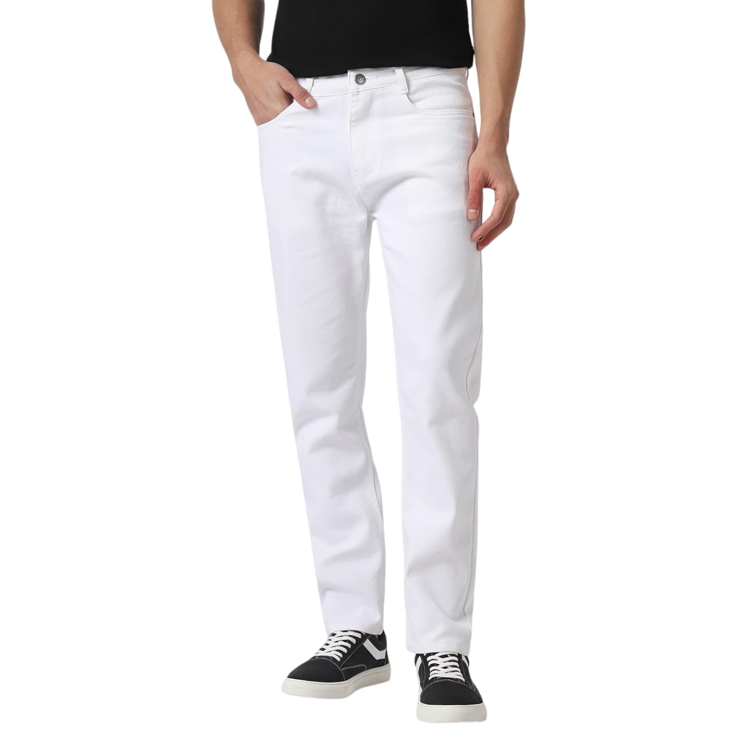 Urbano Fashion Men’s Slim Fit Mid Rise Jeans