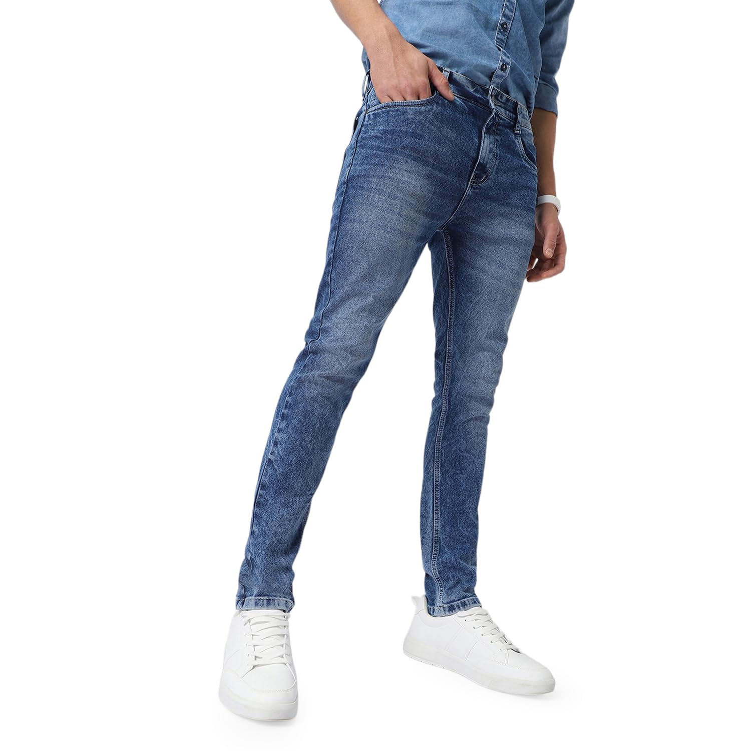 Urbano Fashion Men’s Washed Jeans Stretchable Urbano Fashion Men’s Washed Jeans Stretchable