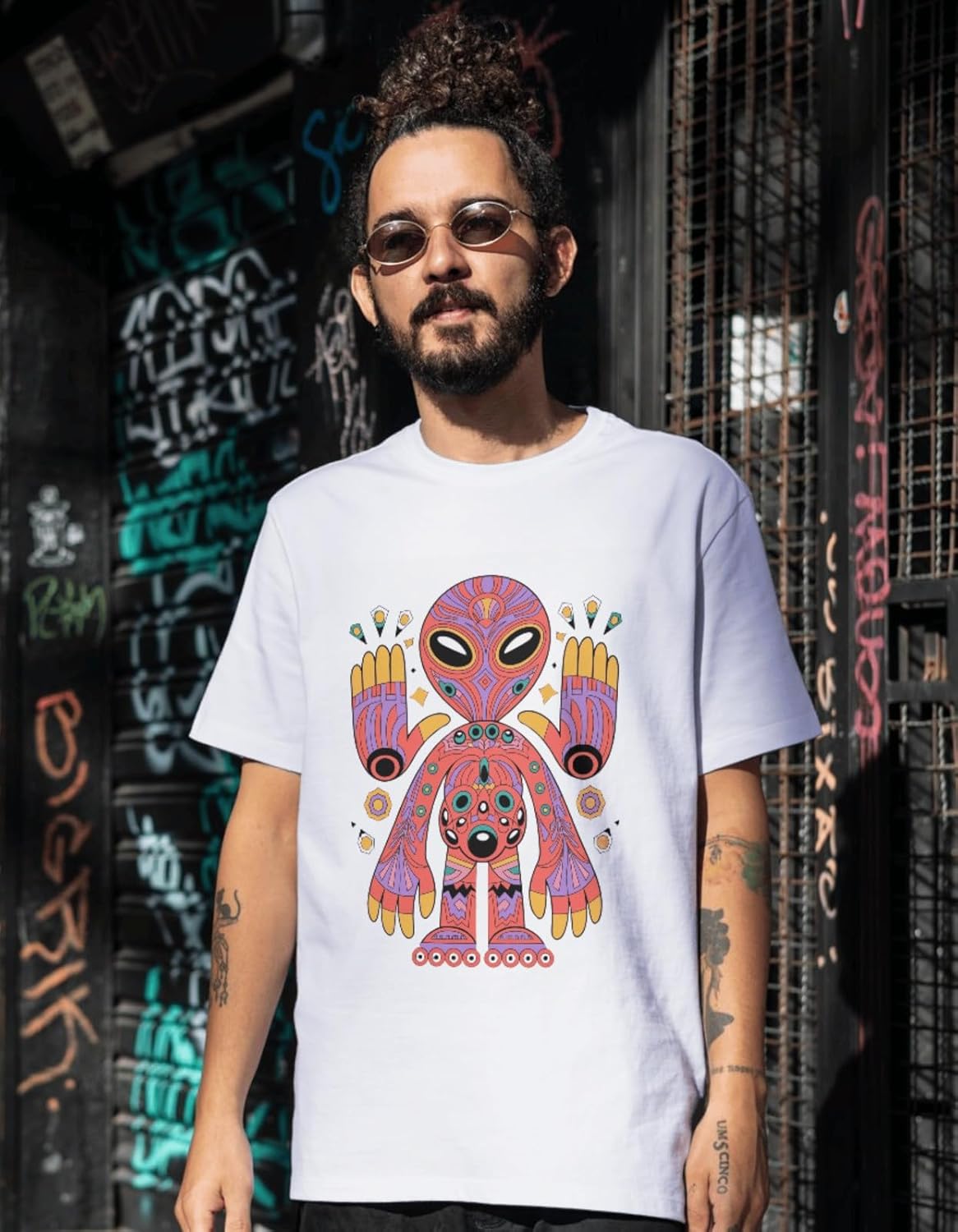 VIBER CLOTHES 100%Cotton T-Shirt 180 GSM for Men & Women| Regular Fit| Round Neck| Half Sleeves| DTF Print