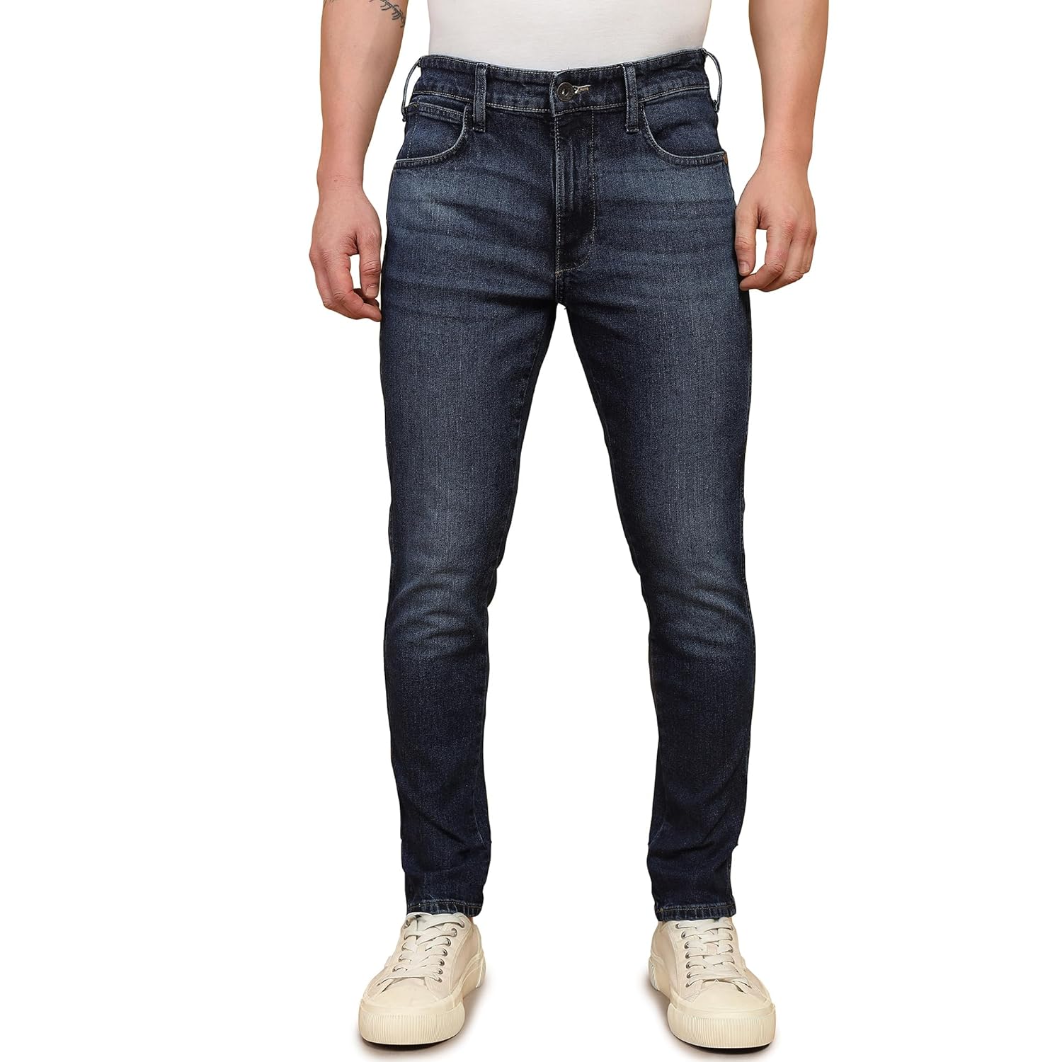 Wrangler Men’s Bostin Slim Fit Mid-Rise Jeans Wrangler Men’s Bostin Slim Fit Mid-Rise Jeans