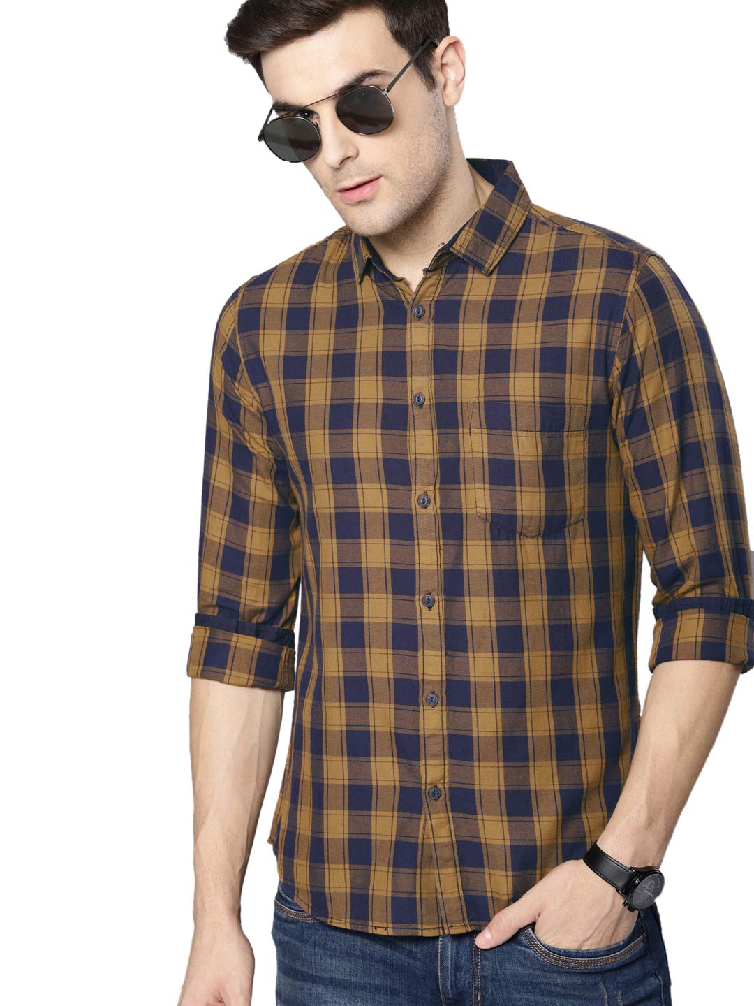 Dennis Lingo Men’s Cotton Slim Fit Shirt