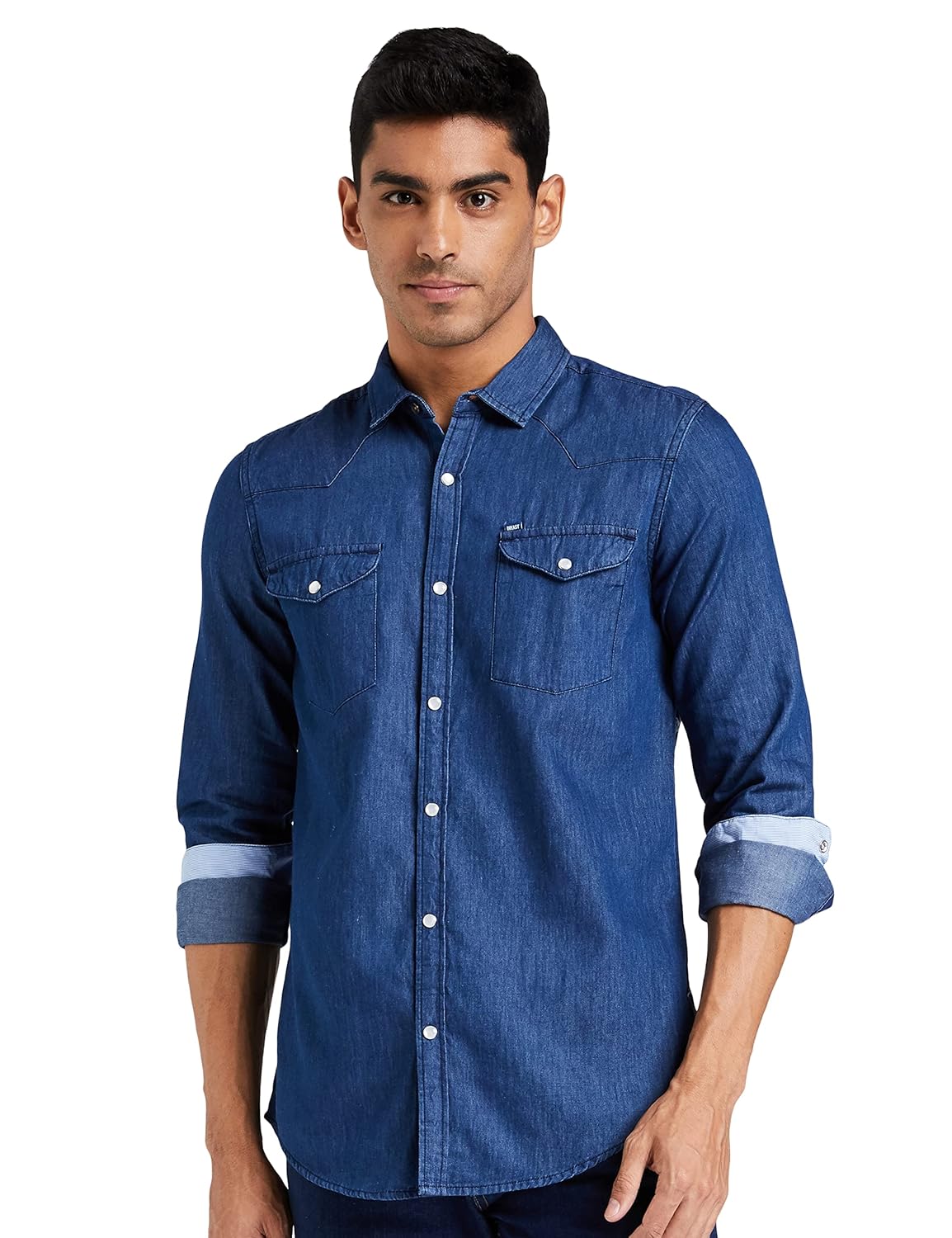 Amazon Brand – Symbol Men’s Cotton Slim Fit Shirt