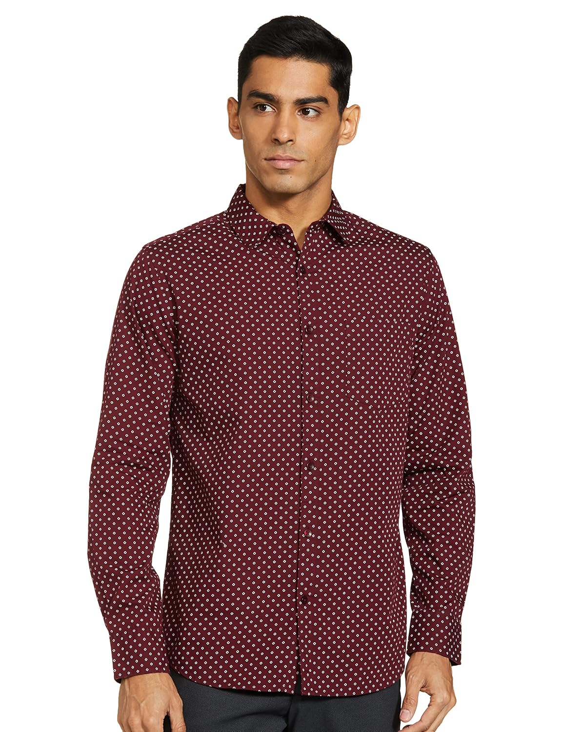 Amazon Brand – Symbol Men’s Cotton Regular Fit Shirt
