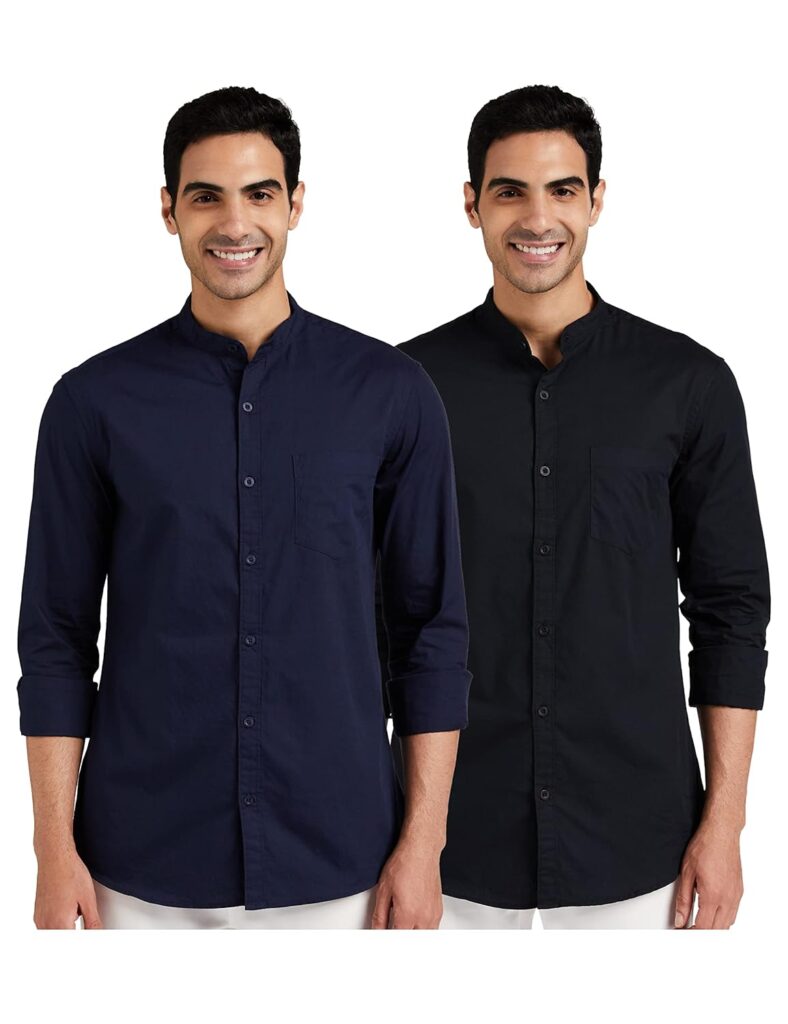 Amazon Brand – Symbol Men’s Cotton Slim Fit Shirt