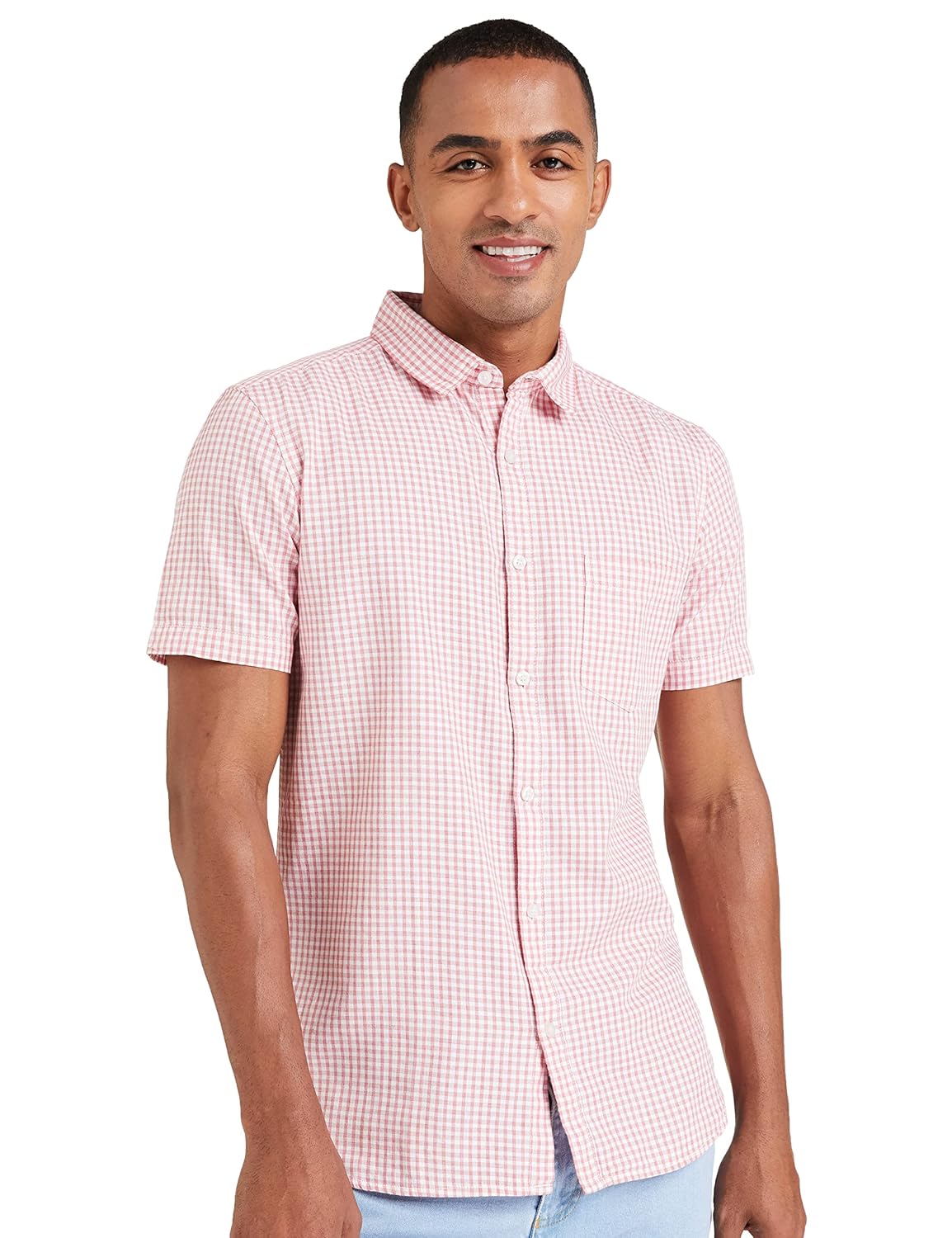 Amazon Brand – Symbol Men’s Cotton Regular Fit Shirt