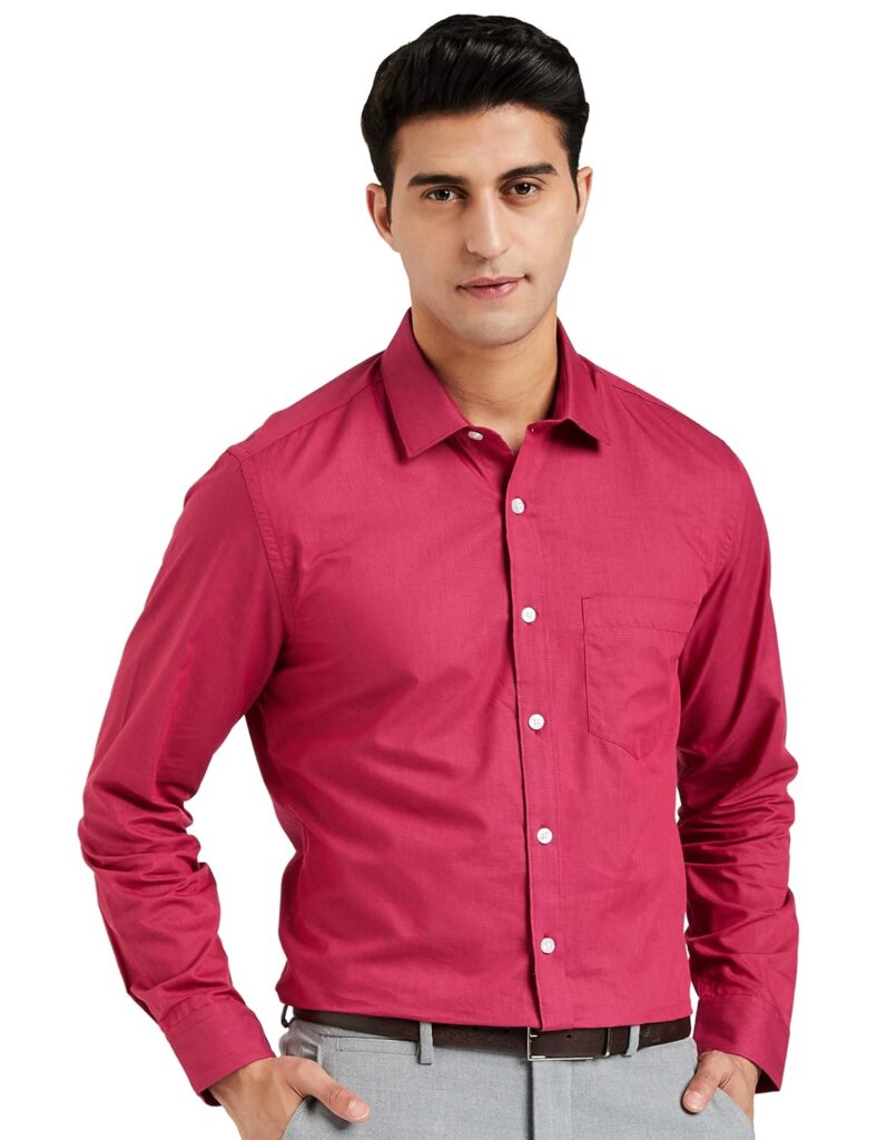 Amazon Brand – Symbol Men’s Cotton Slim Fit Shirt