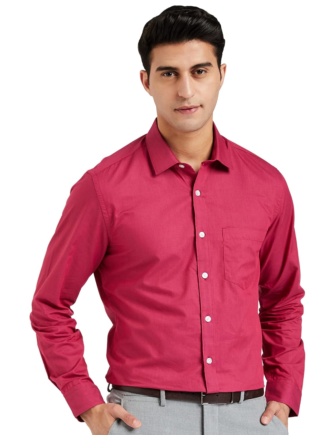 Amazon Brand – Symbol Men’s Cotton Slim Fit Shirt