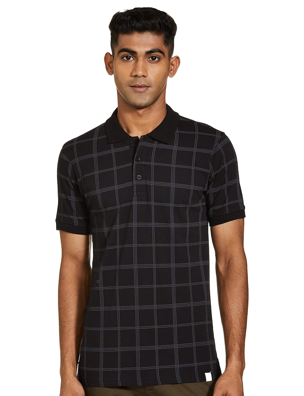 Amazon Brand – Symbol Men’s Cotton Regular Fit Polo T-Shirt