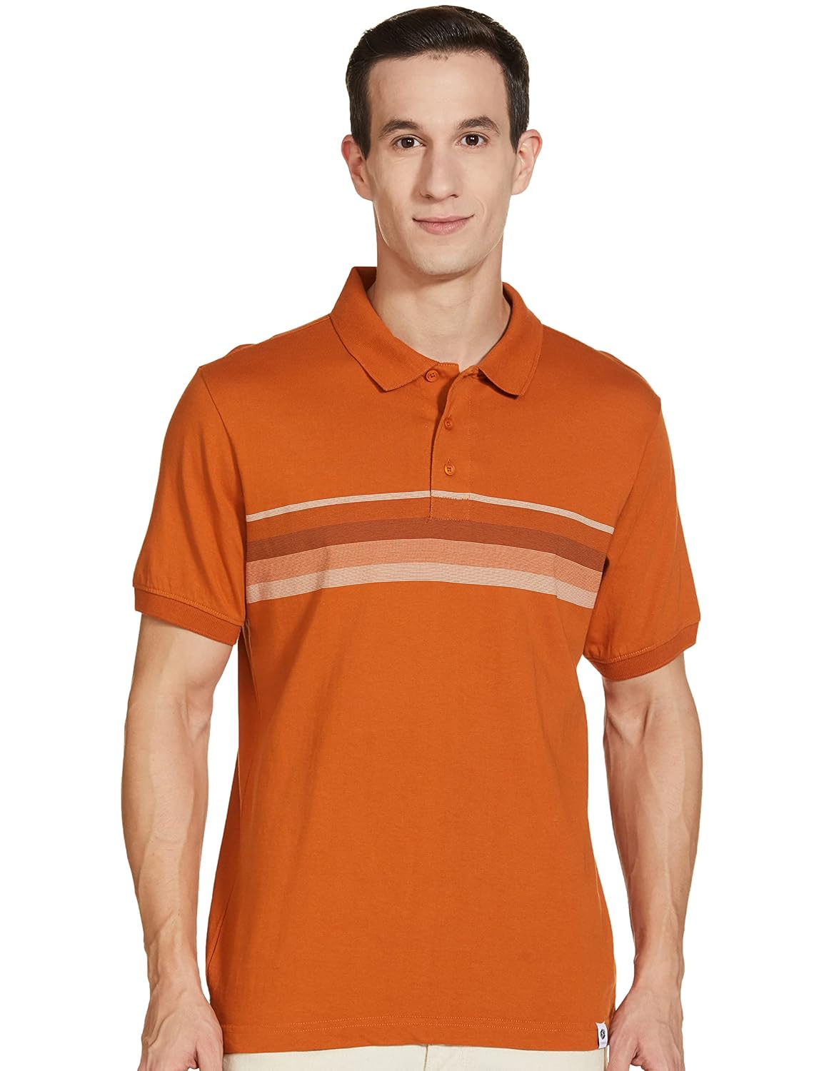 Amazon Brand – Symbol Men’s Cotton Regular Fit Polo T-Shirt