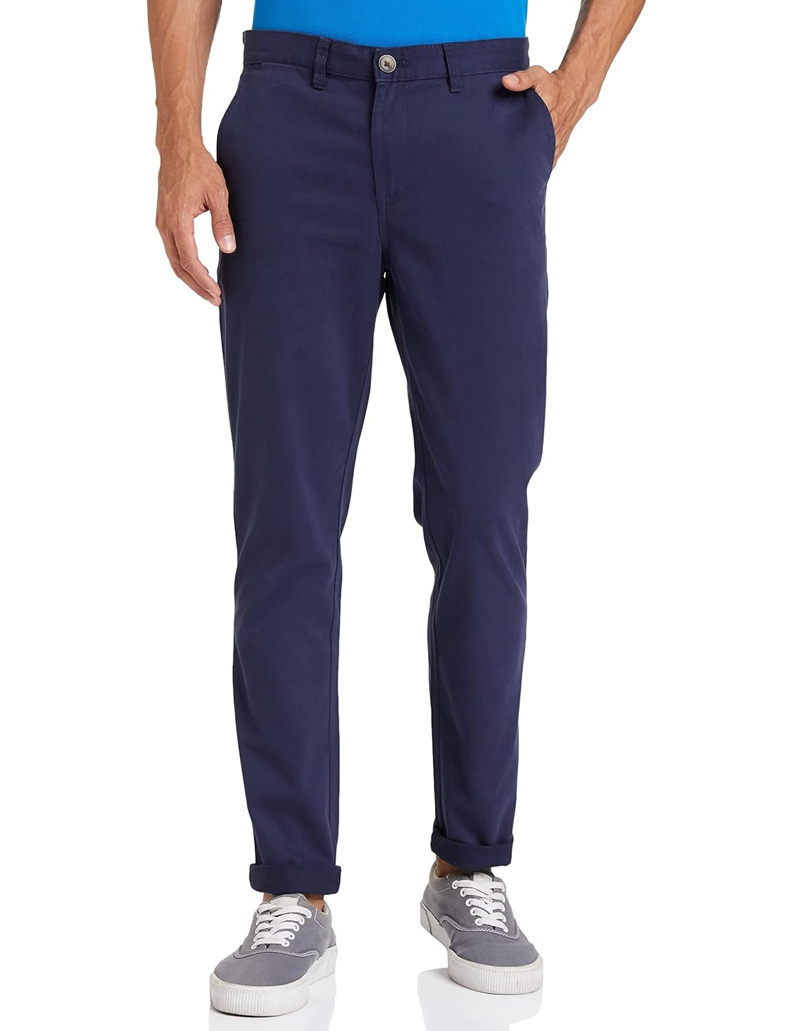 Amazon Brand – Symbol Men’s Regular Fit Mid Rise Trouser