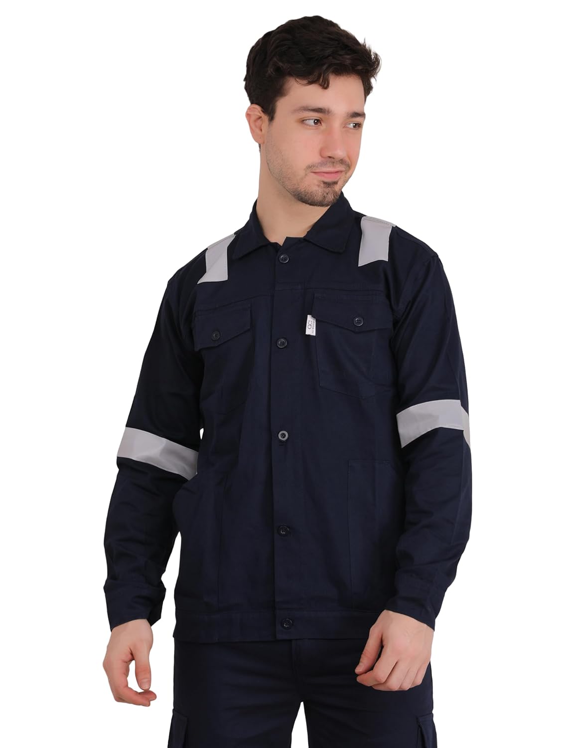 CLUB TWENTY ONE Workwear Men’s Cotton High Visibility Shirt, Workwear Breathable Fabric Full Sleeves Shirt For Men