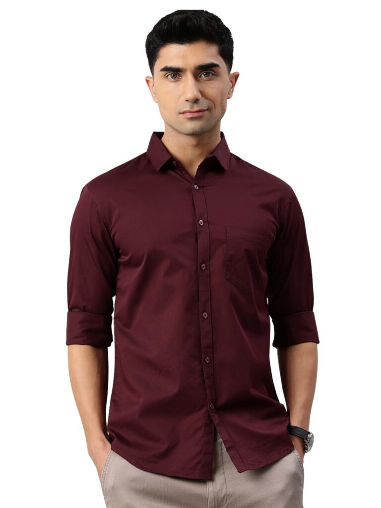 Majestic Man Men’s Cotton Slim Fit Shirt