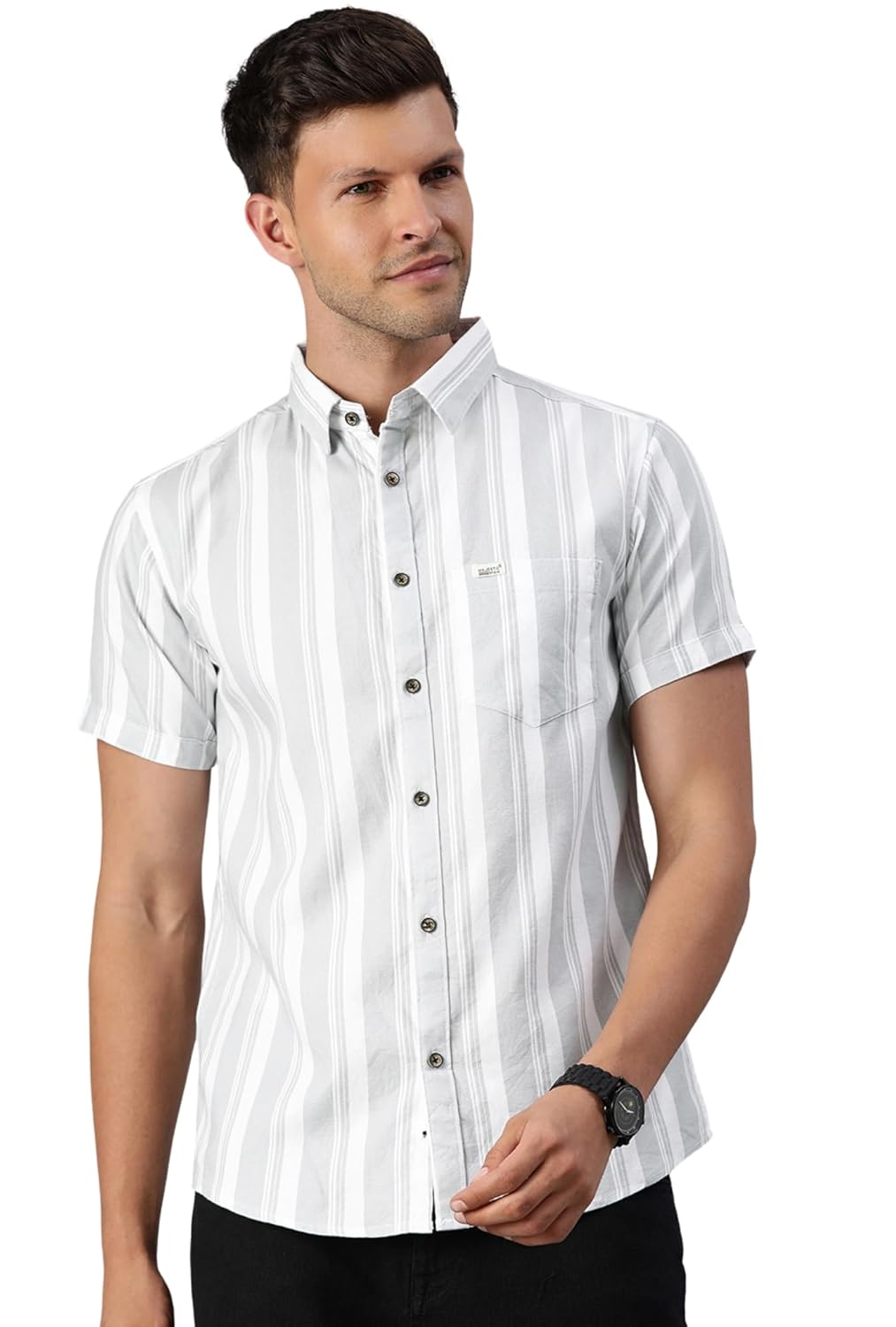 Majestic Man Men’s Cotton Slim Fit Shirt