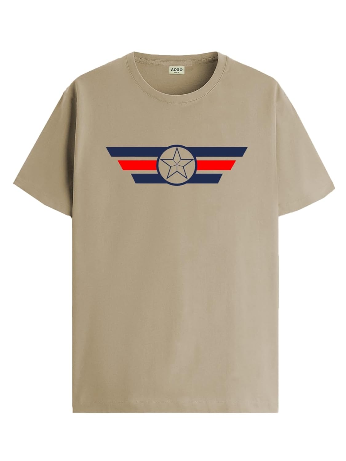 ADRO Tshirt for Men | Printed T Shirt for Men | 100% Cotton Regular Fit T-Shirt |Printed T Shirt