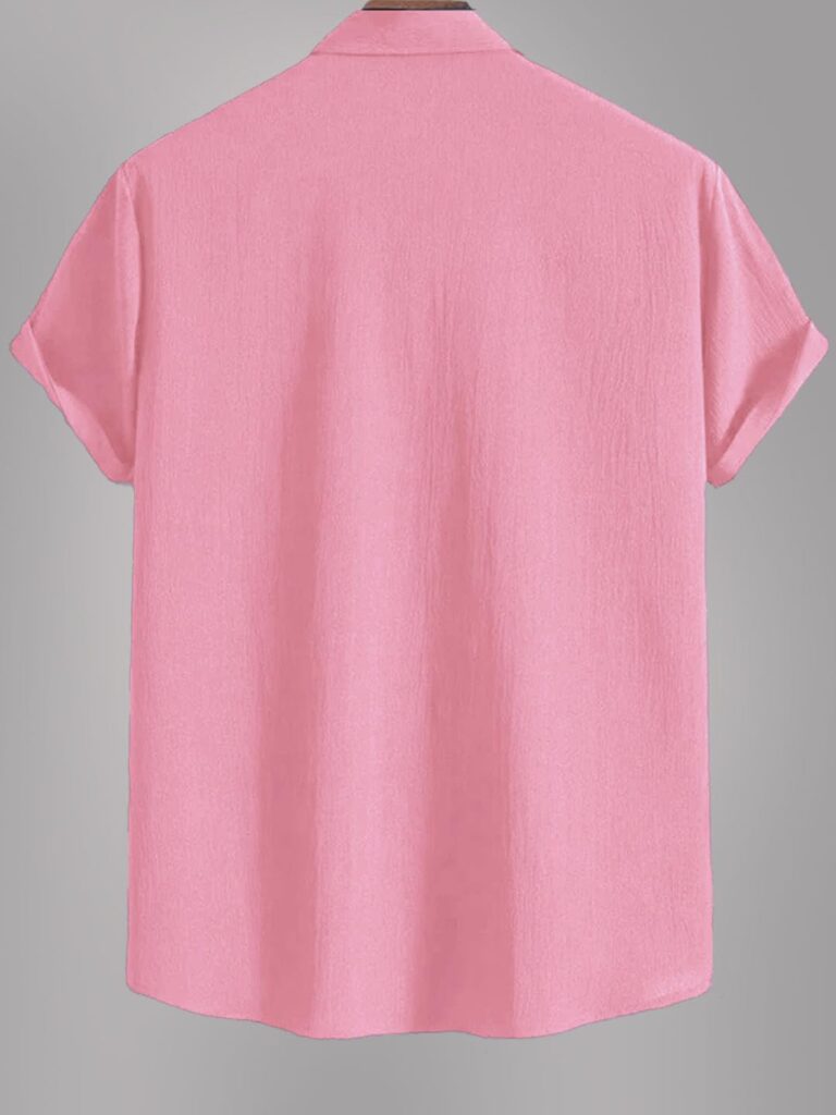Pinkmint Men’s Solid Regular Fit Shirt