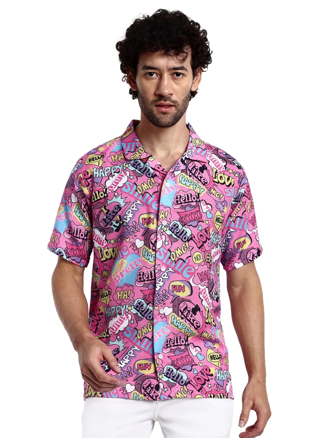 Leriya Fashion for Casual Stylish Printed Regular Fit | Men Formal Half Sleeve Shirt