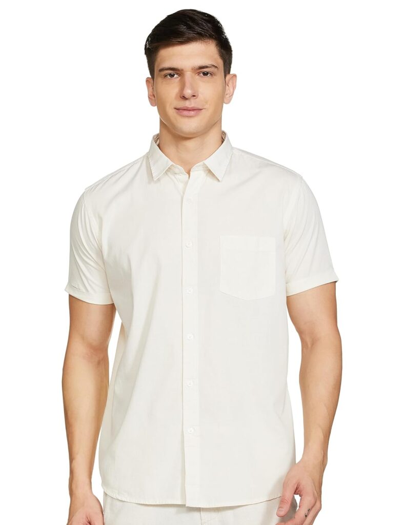Max Men’s Solid Regular Fit Shirt