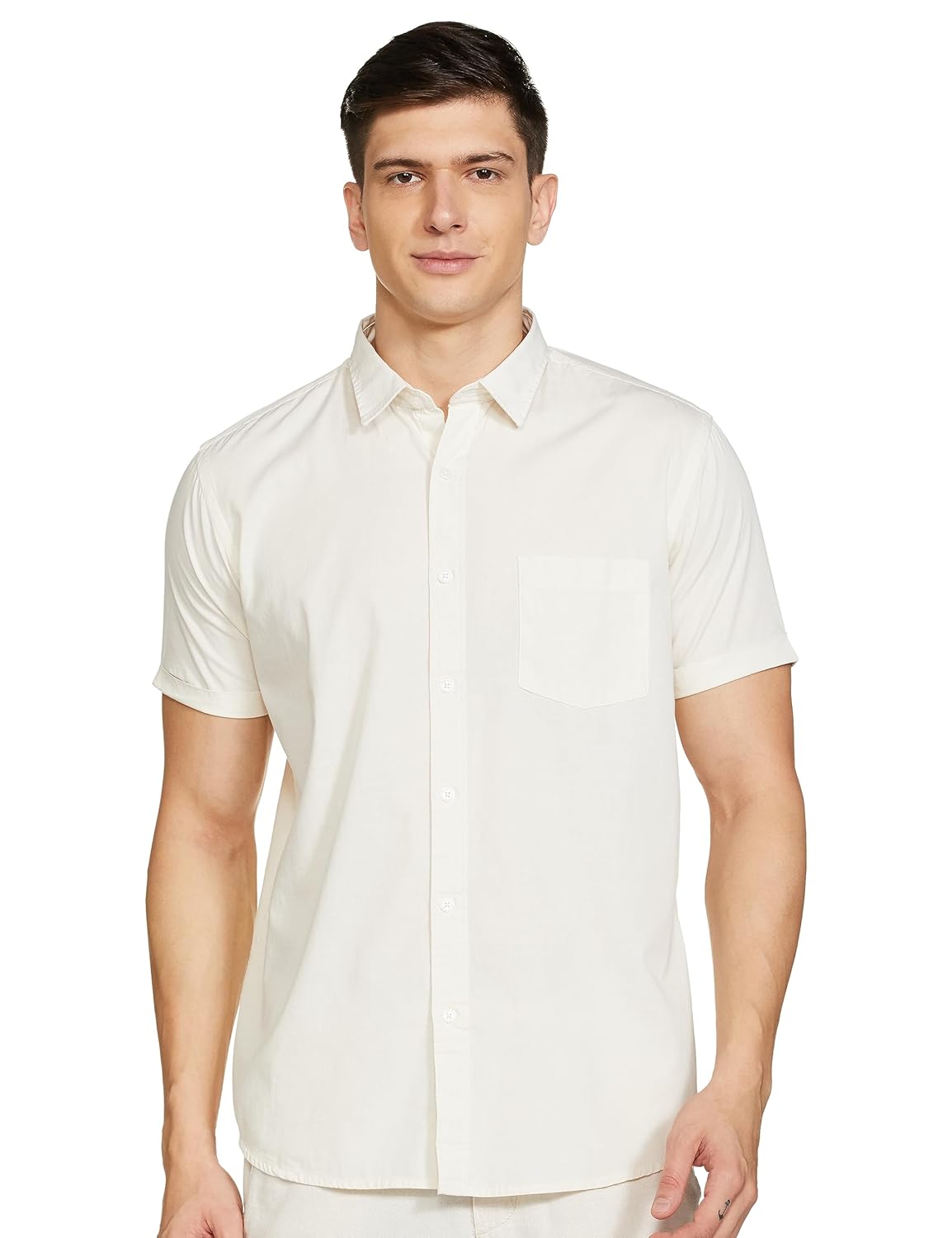Max Men’s Solid Regular Fit Shirt Max Men’s Solid Regular Fit Shirt