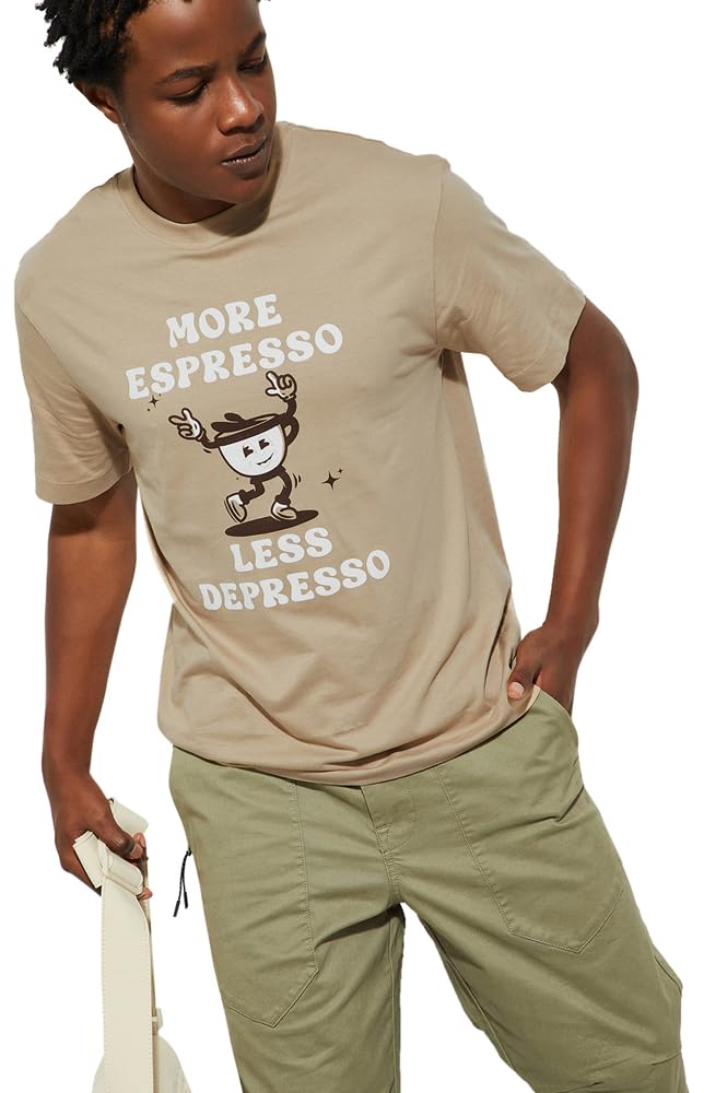 Max Men Cotton Regular Fit URB_N Graphic Printed T-Shirt
