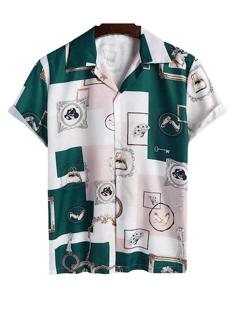 Leriya Fashion Shirt for Men | Men’s Multi Printed|Casual Stylish |Half Sleeve | Rayon Shirts| Formal Man’s Regular Fit
