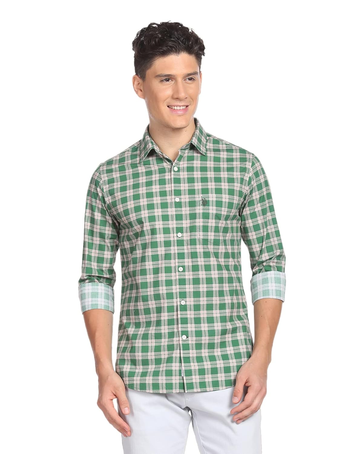 U.S. POLO ASSN. Men’s Cotton Regular Fit Shirt