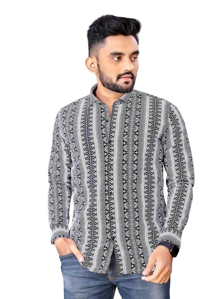 ELYYORK Men’s Checkered Regular Fit Shirt ELYYORK Men’s Checkered Regular Fit Shirt