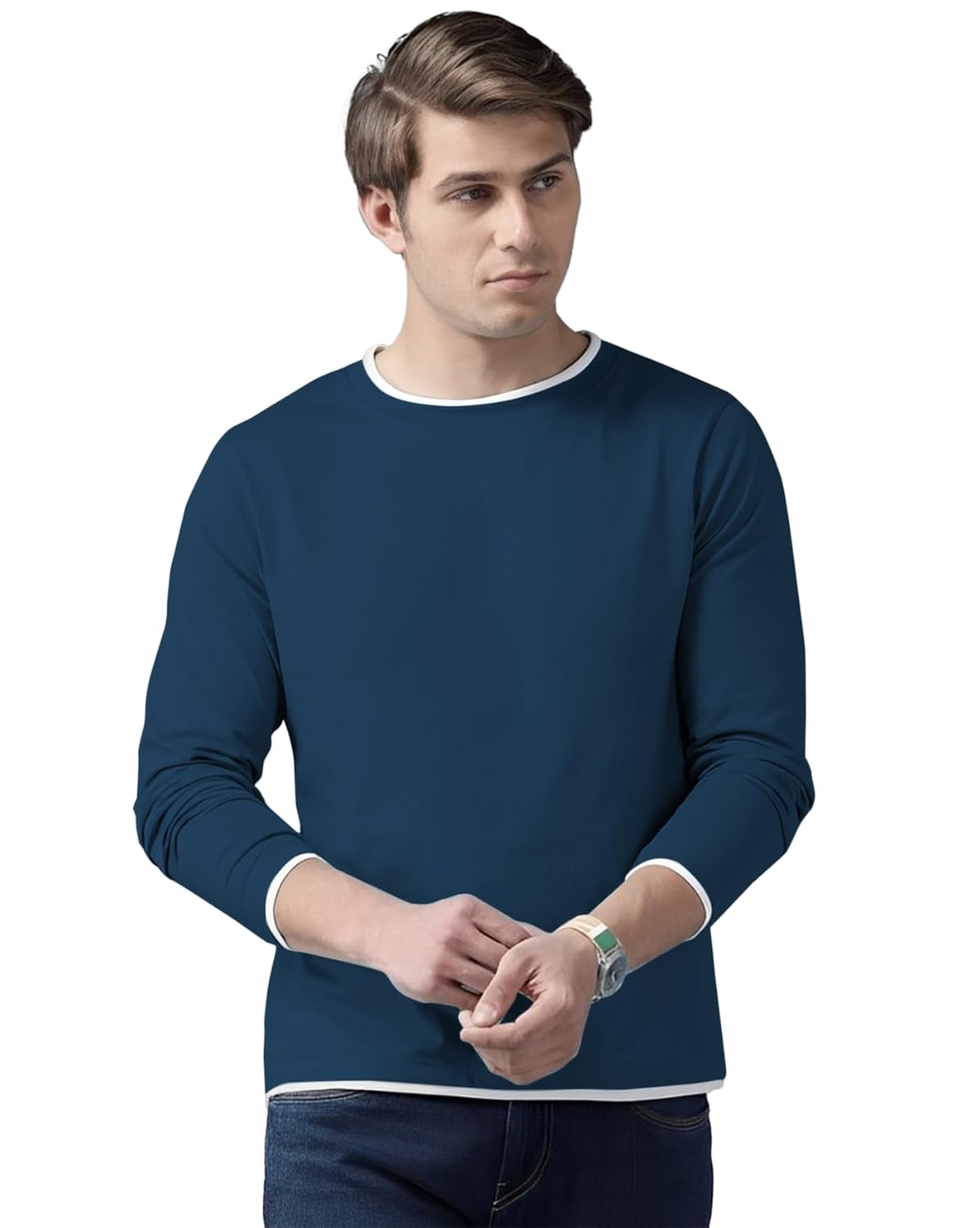 AUSK Men T-Shirt || T-Shirt for Men || Plain T Shirt || T-Shirt