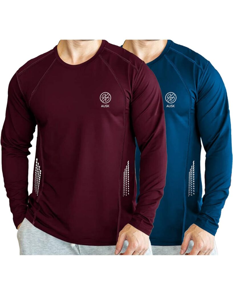 AUSK Men Tshirt || Mens Full Sleeve Sports Regular Fit T-Shirts (Color-)