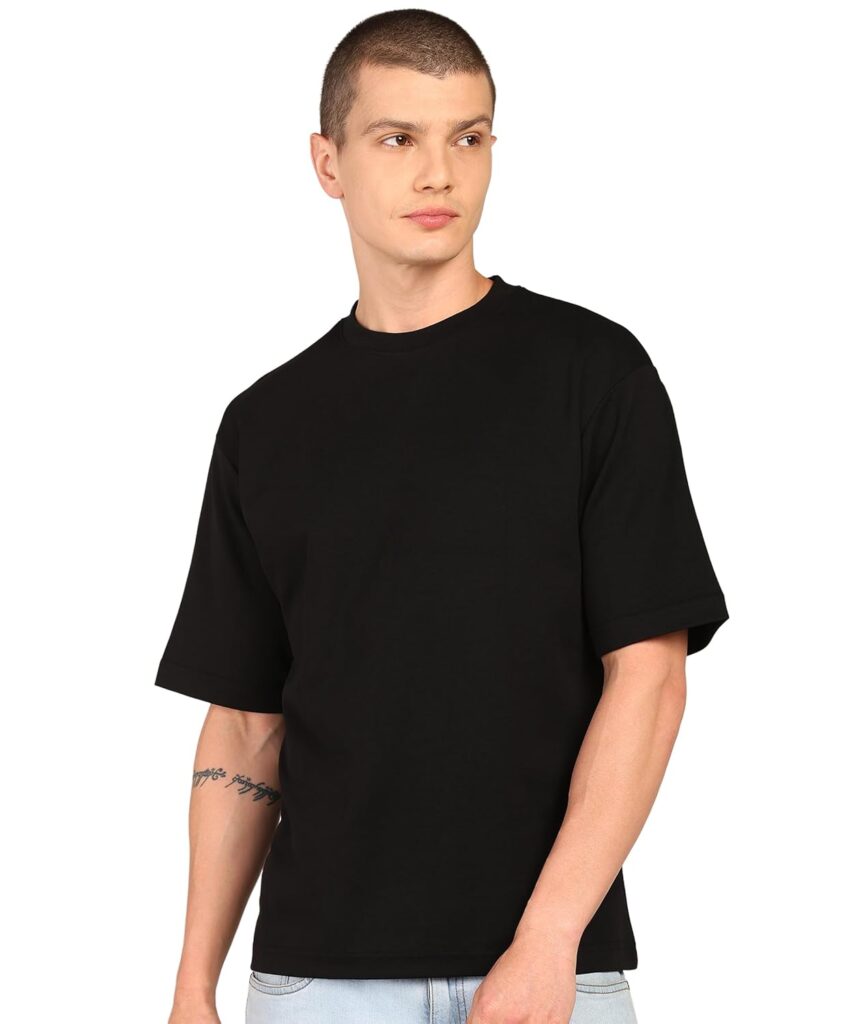 Alan Jones Clothing Men’s 100%Cotton Oversized Fit T-Shirt