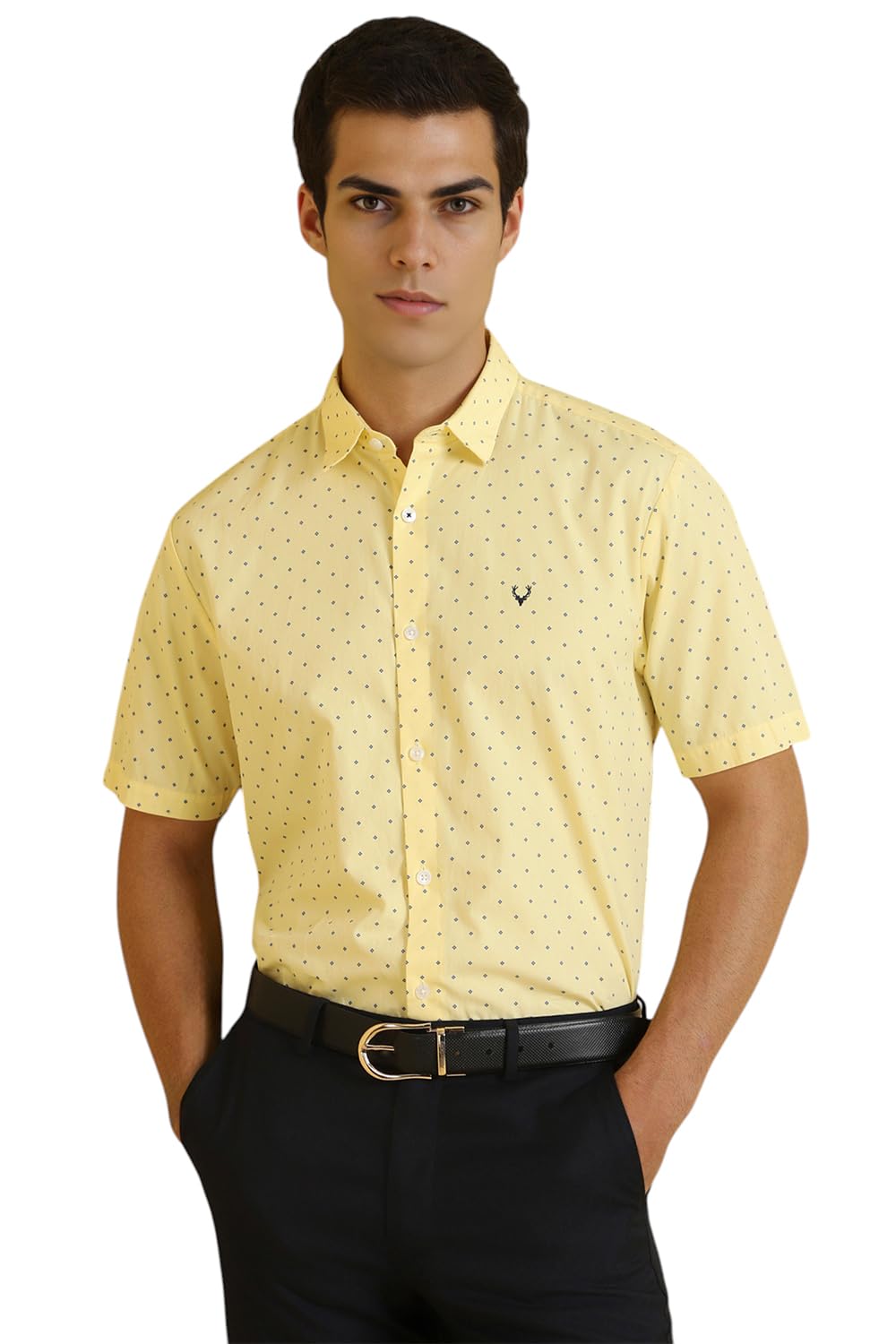 Allen Solly Men’s 100% Cotton Regular Fit Shirt