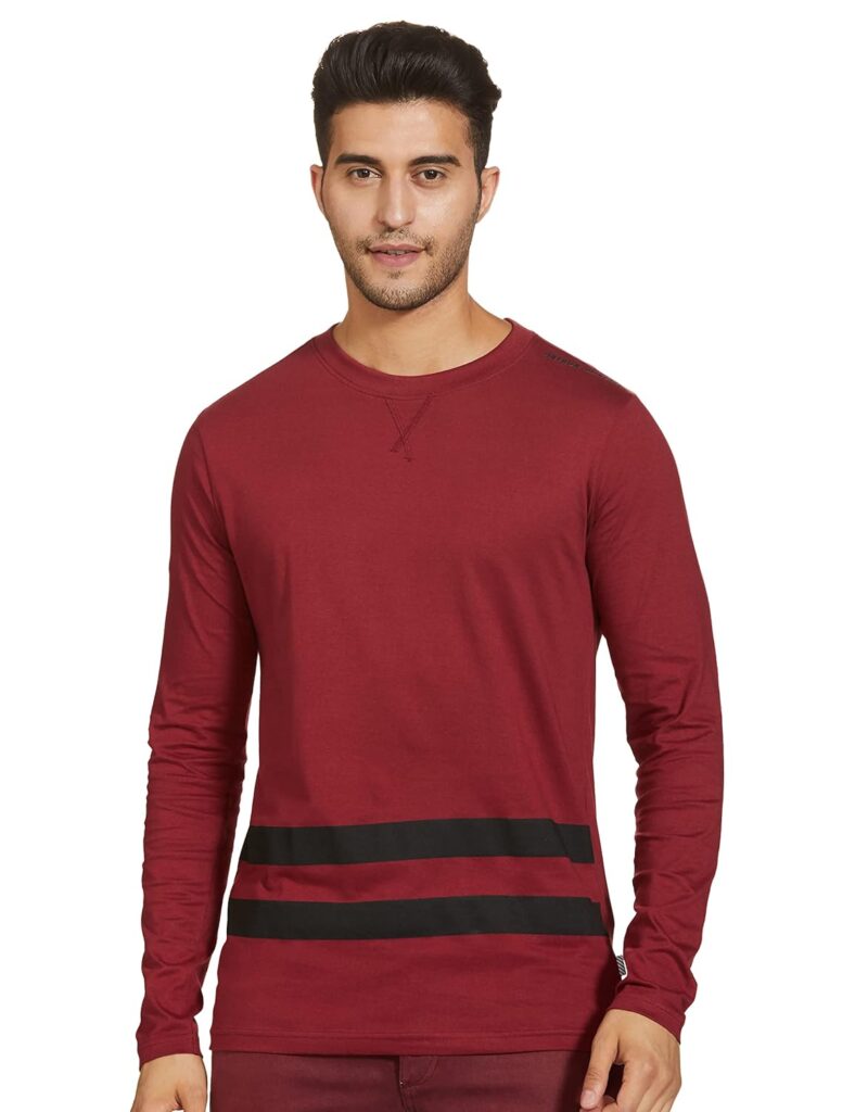 Amazon Brand – Arthur Harvey Men’s Solid Regular Fit T-Shirt