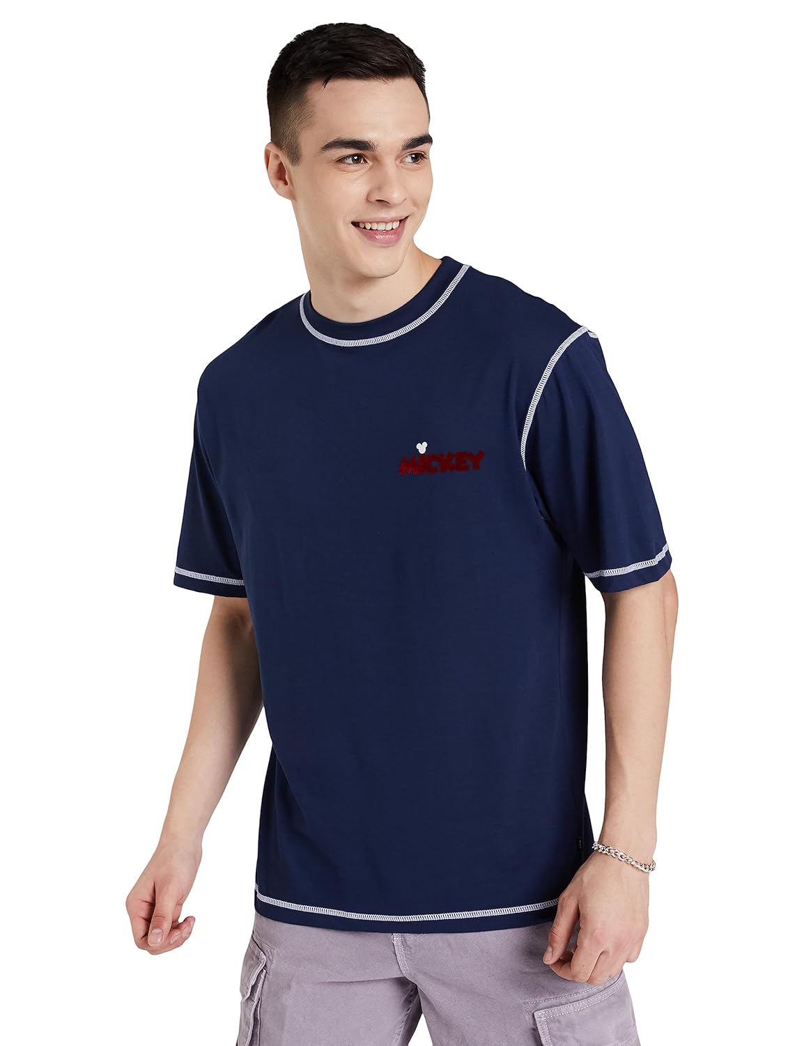 Amazon Brand – Symbol Men’s Cotton Oversized Fit T-Shirt