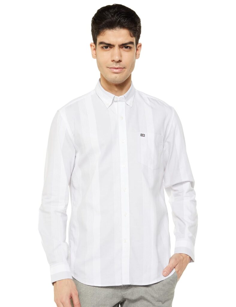 Arrow Men’s Striped Slim Fit Shirt Arrow Men’s Striped Slim Fit Shirt