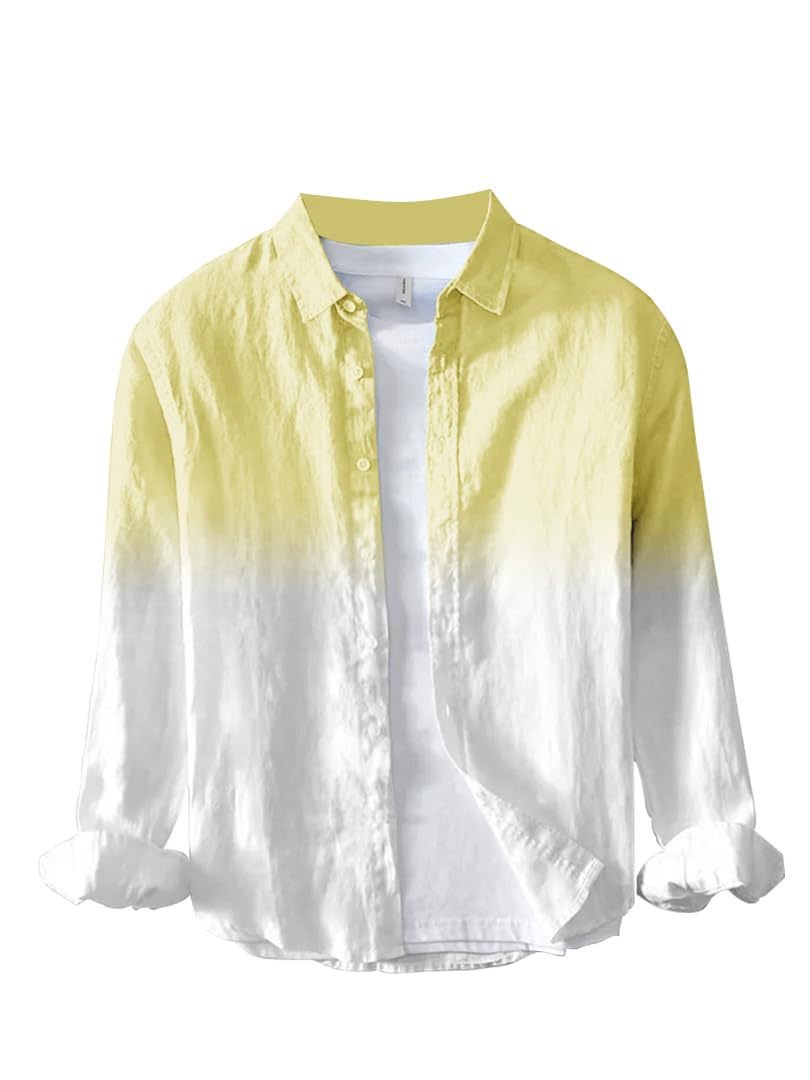 BE ACTIVE Men’s Solid Slim Fit Cotton Casual Shirt || Men Stylish Shirt || Spread Collar & Full Sleeves