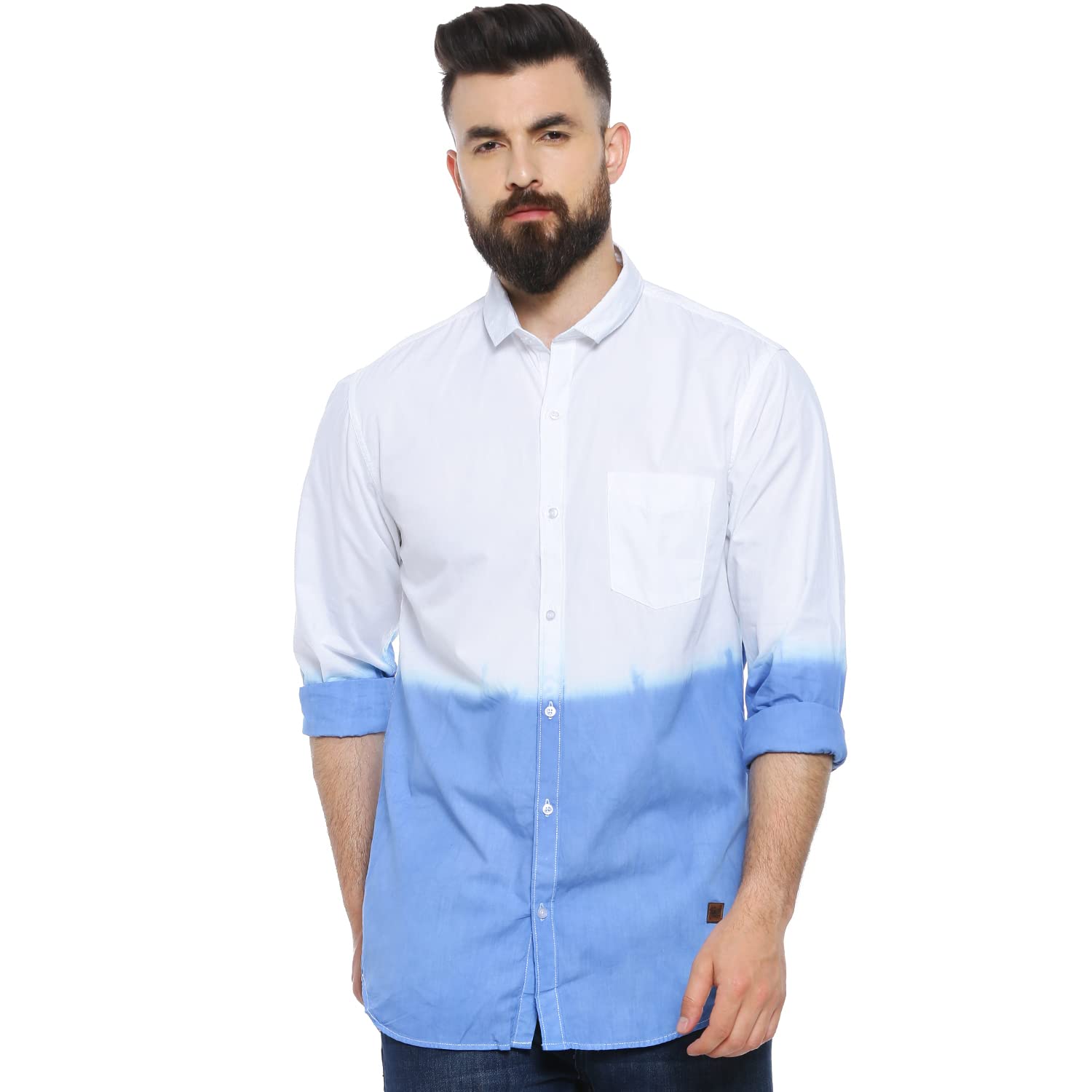 Campus Sutra Cotton Men Button Down Shirt Campus Sutra Cotton Men Button Down Shirt