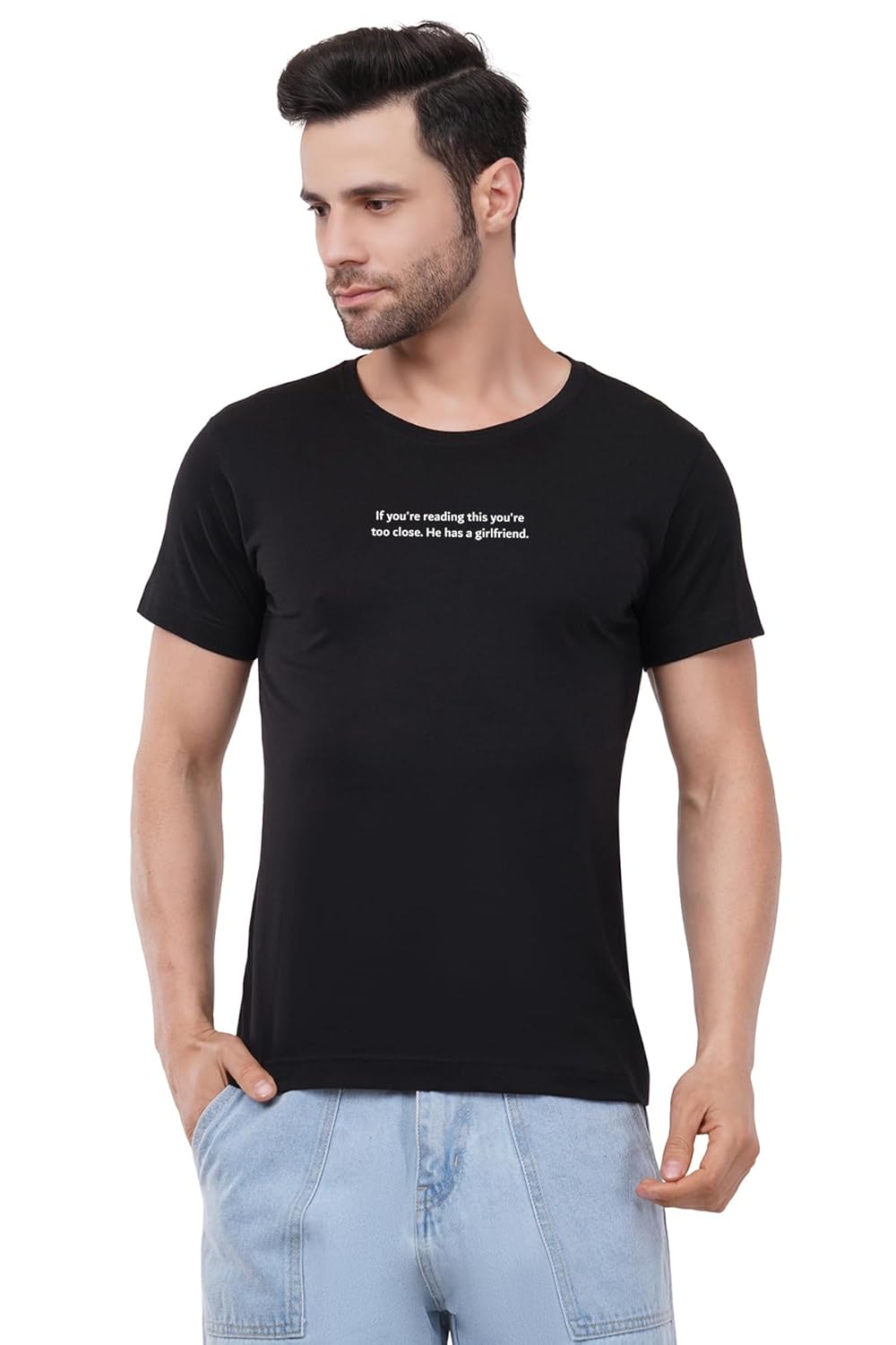 Caseria Men’s Cotton Graphic Printed Half Sleeve T-Shirt – Reading Girlfriend Caseria Men’s Cotton Graphic Printed Half Sleeve T-Shirt – Reading Girlfriend